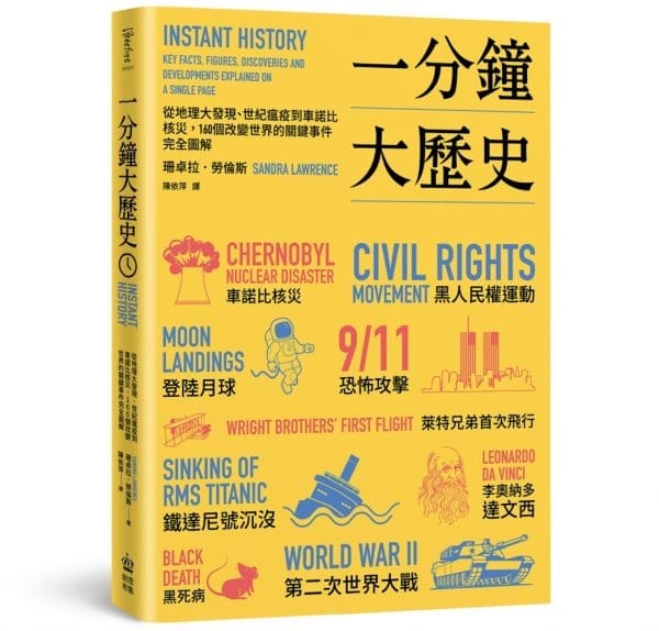 一分鐘大歷史：從地理大發現、世紀瘟疫到車諾比核災，160個改變世界的關鍵事件完全圖解