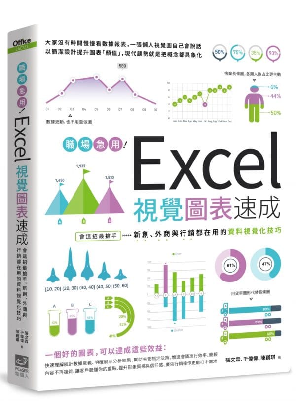 職場急用！Excel視覺圖表速成：會這招最搶手，新創、外商與行銷都在用的資料視覺化技巧